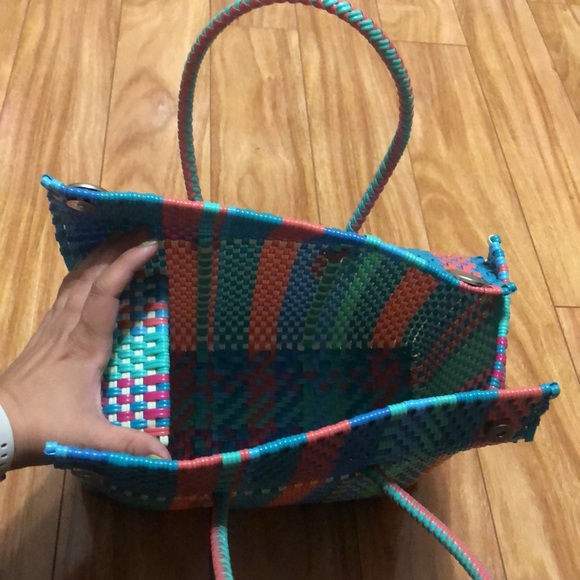 Woven basket bag - Picture 3 of 8